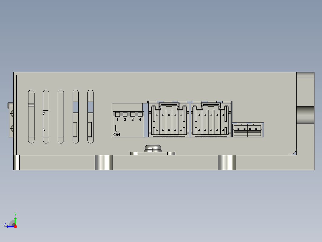 雷赛LD2-RS系列驱动器3D图纸