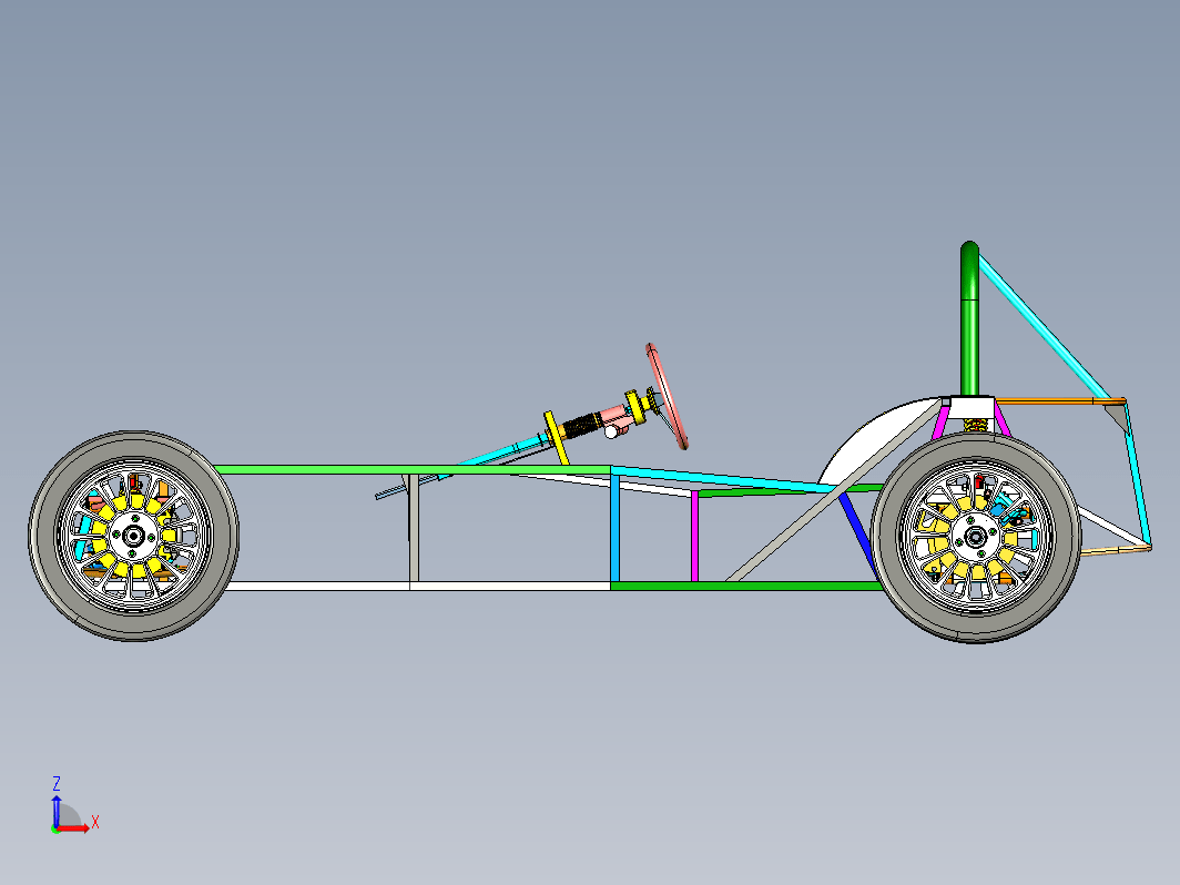 Haynes Roadster跑车框架