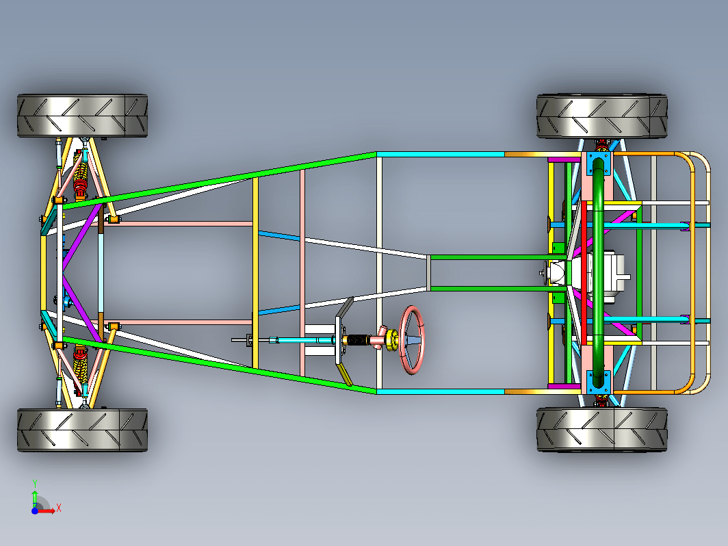 Haynes Roadster跑车框架