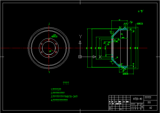 制动器毕业设计全套资料制动鼓零件图，制动主缸等CAD+说明书缩略图