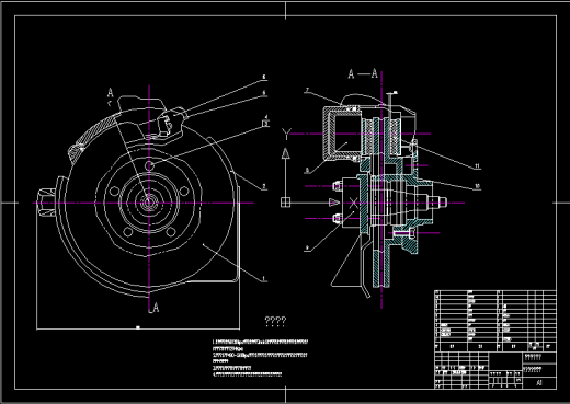 制动器毕业设计全套资料制动鼓零件图，制动主缸等CAD+说明书