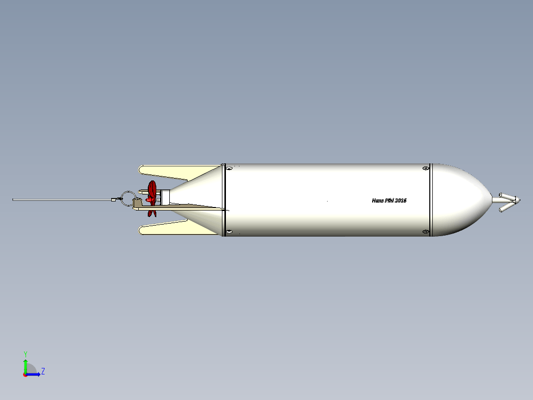 Torpedo 鱼LEI模型(含内部结构)