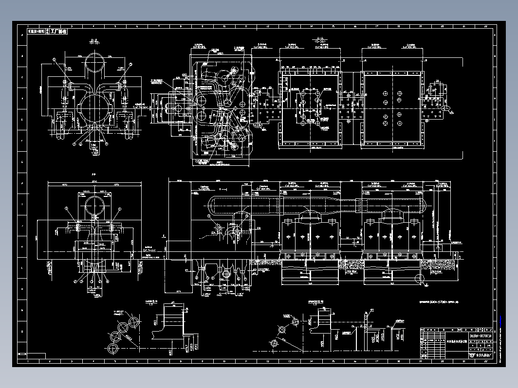 东方汽轮机（D600H-007003A）外形及接口图