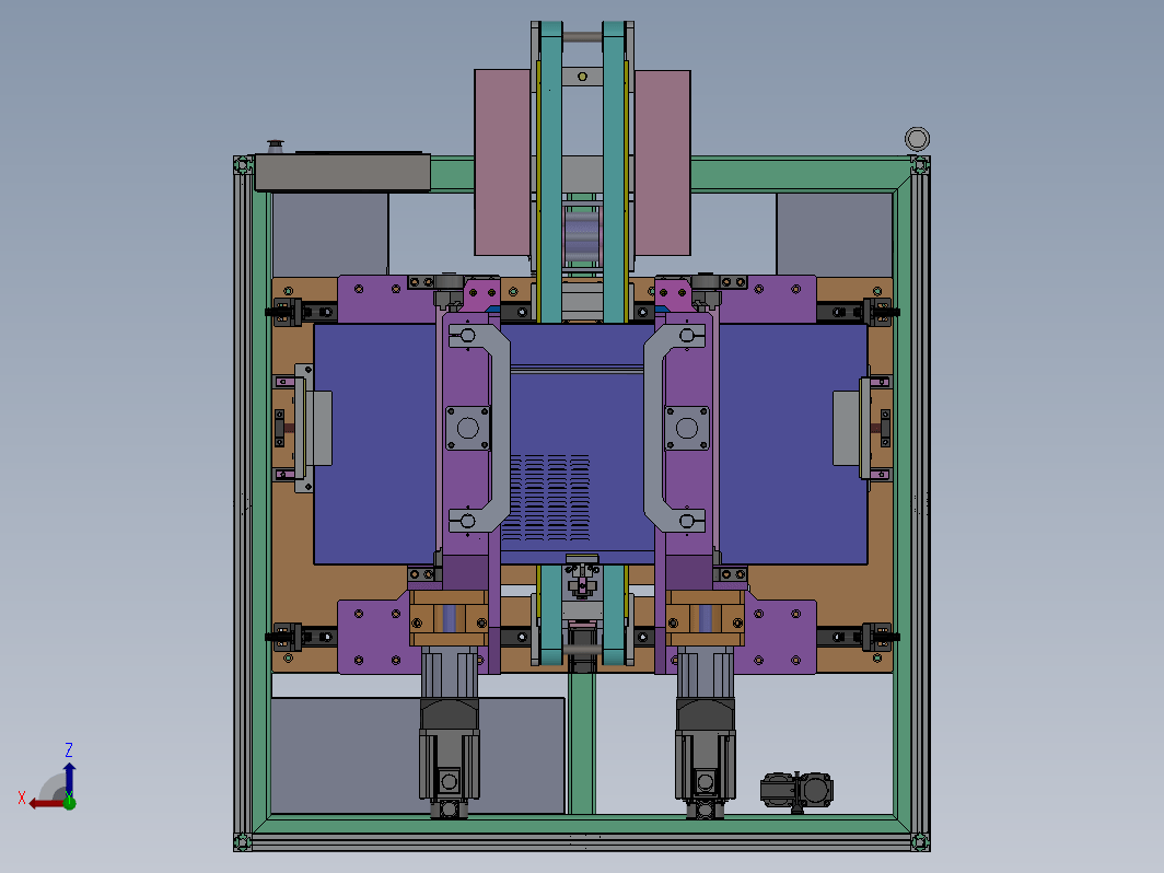 外壳折弯机自动折U机 3D模型