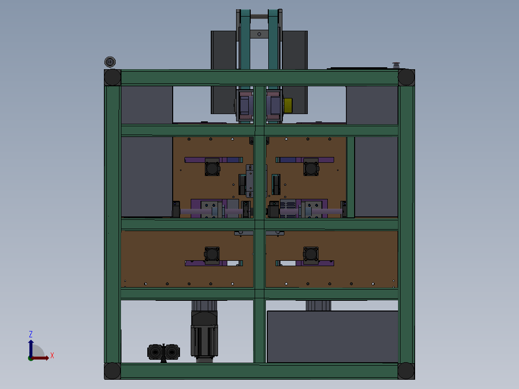 外壳折弯机自动折U机 3D模型