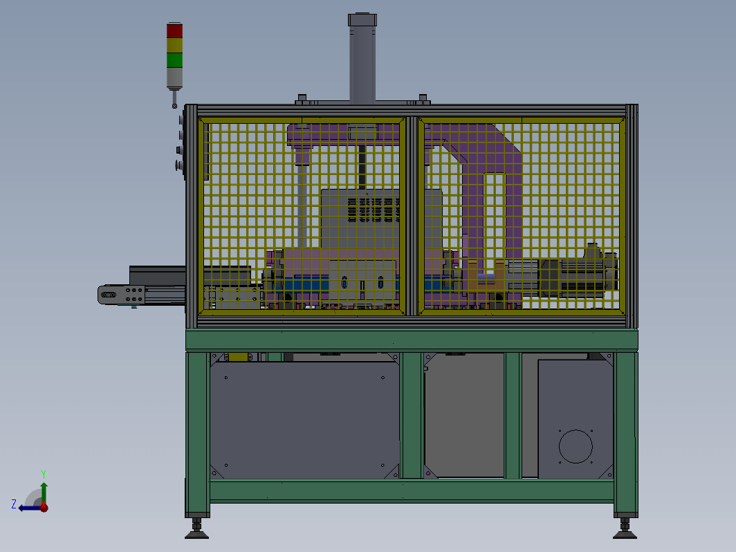 外壳折弯机自动折U机 3D模型