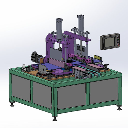 外壳折弯机自动折U机 3D模型缩略图