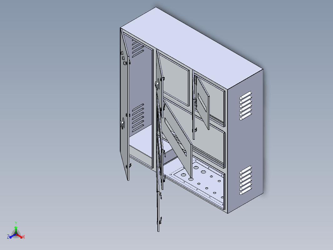 配电盘配电柜钣金结构 Electric Panel