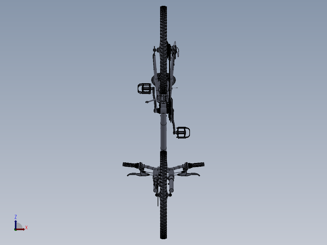 Solidworks建模自行车