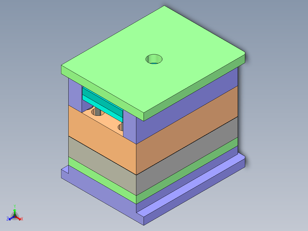 YD8000DOWNCOVER-模具图