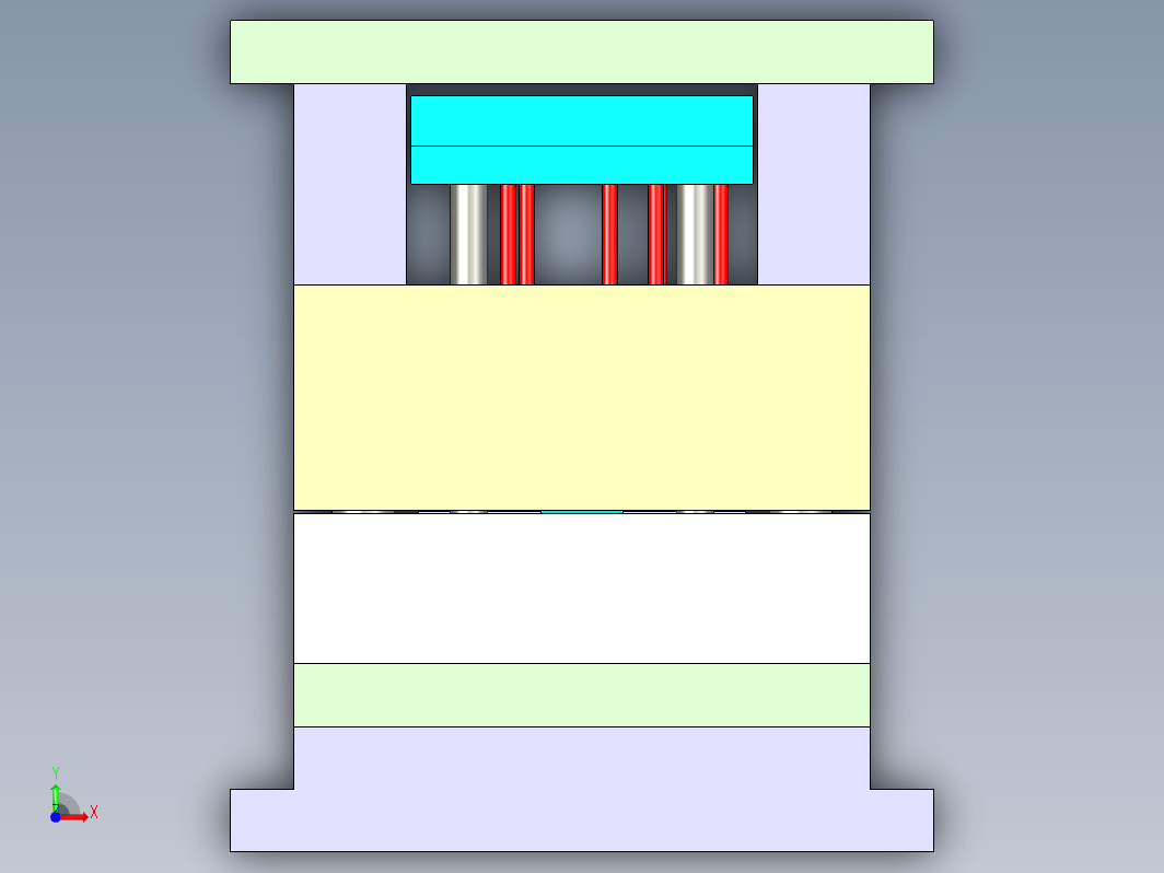 YD8000DOWNCOVER-模具图