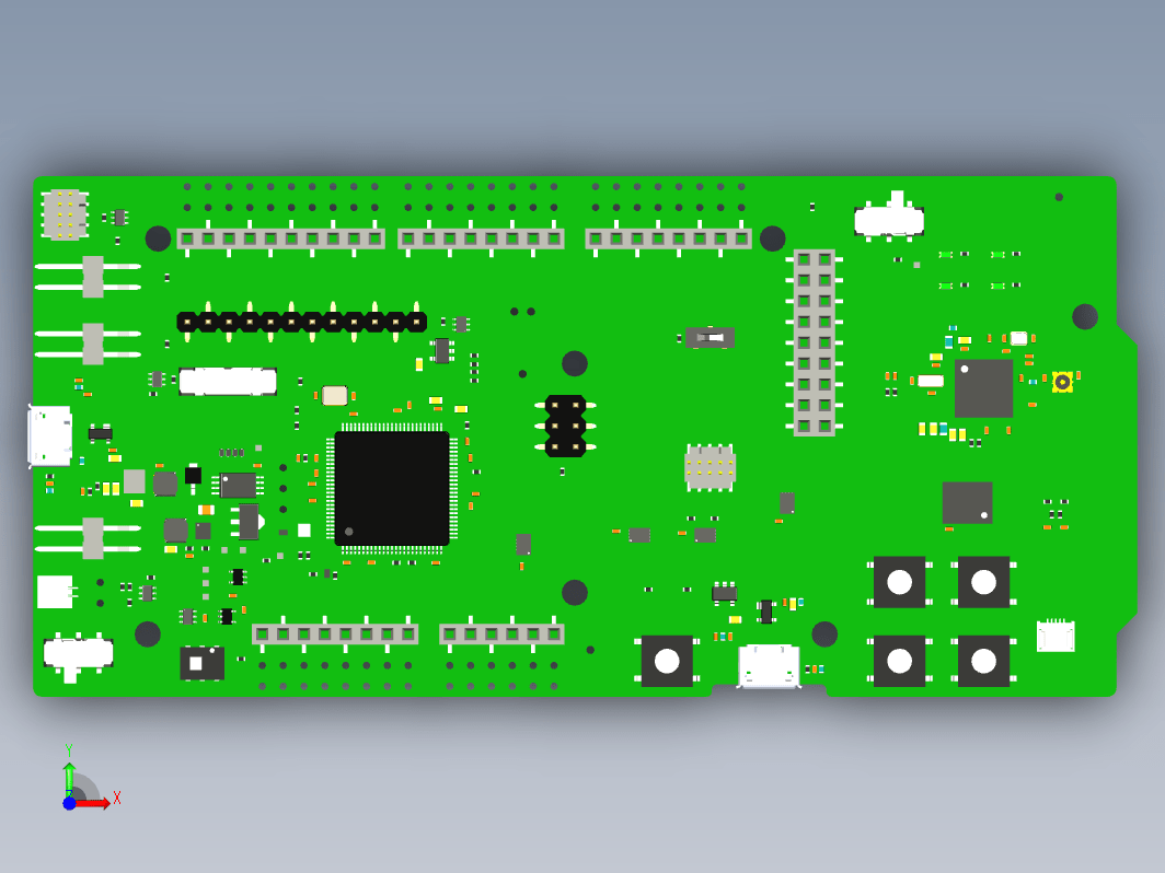 电路板 主板 nordic-semiconductor-nrf52840-bluetooth-5-0-prototyping-development-kit STP