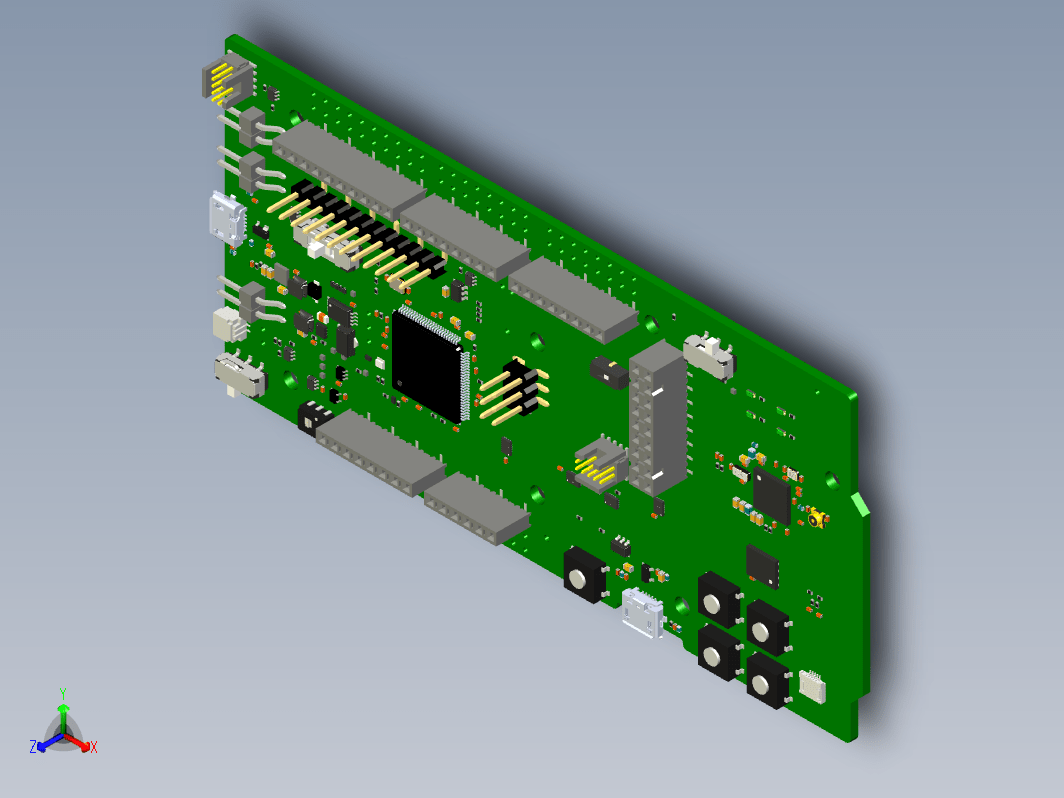 电路板 主板 nordic-semiconductor-nrf52840-bluetooth-5-0-prototyping-development-kit STP