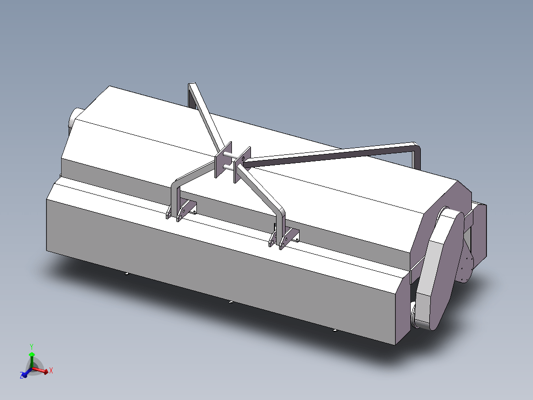 双轴灭茬旋耕机设计含CAD图纸+solidworks三维模型+说明书