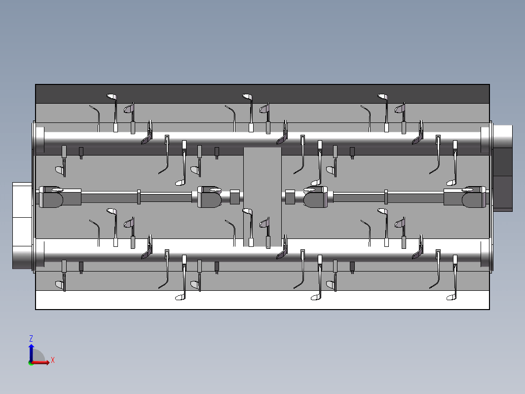 双轴灭茬旋耕机设计含CAD图纸+solidworks三维模型+说明书