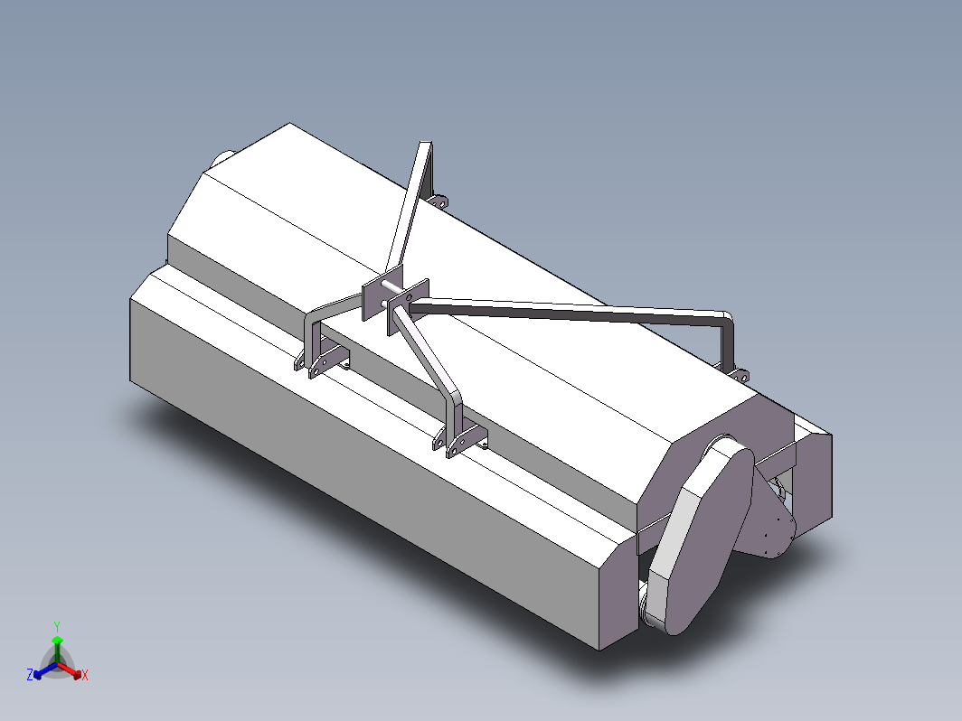 双轴灭茬旋耕机设计含CAD图纸+solidworks三维模型+说明书