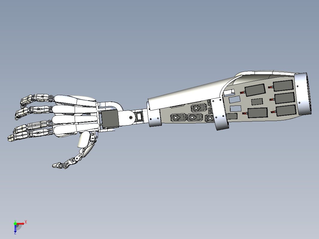 Robotic hand机械手仿生机械臂结构