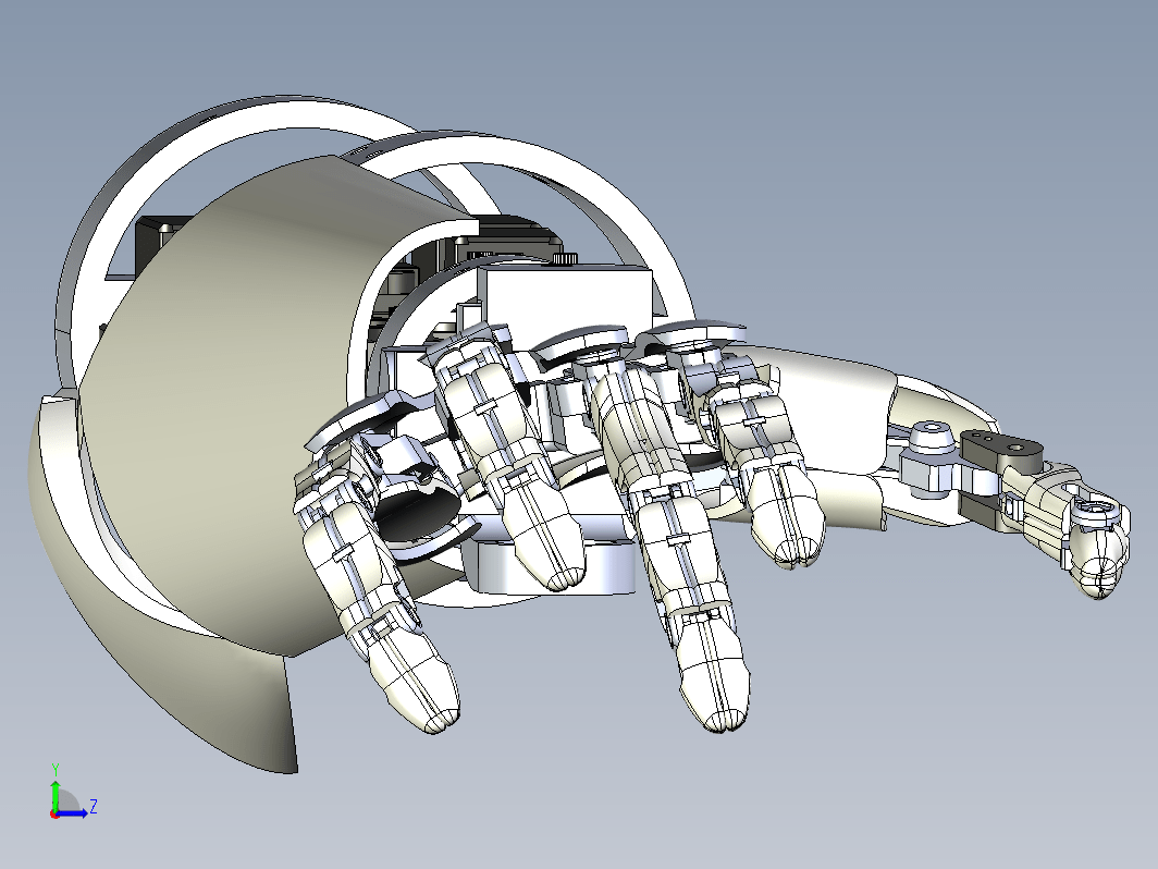 Robotic hand机械手仿生机械臂结构