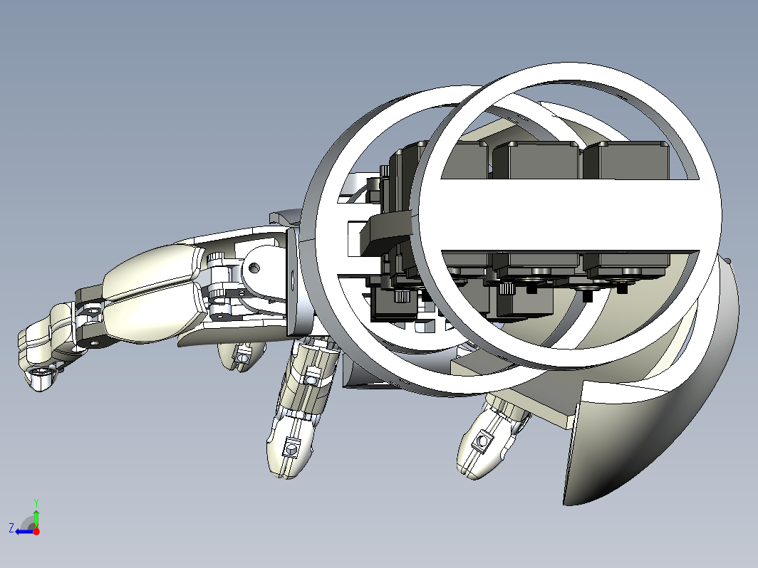 Robotic hand机械手仿生机械臂结构