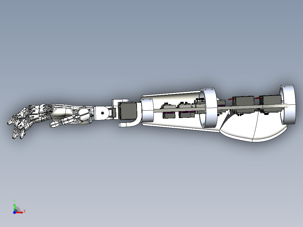 Robotic hand机械手仿生机械臂结构