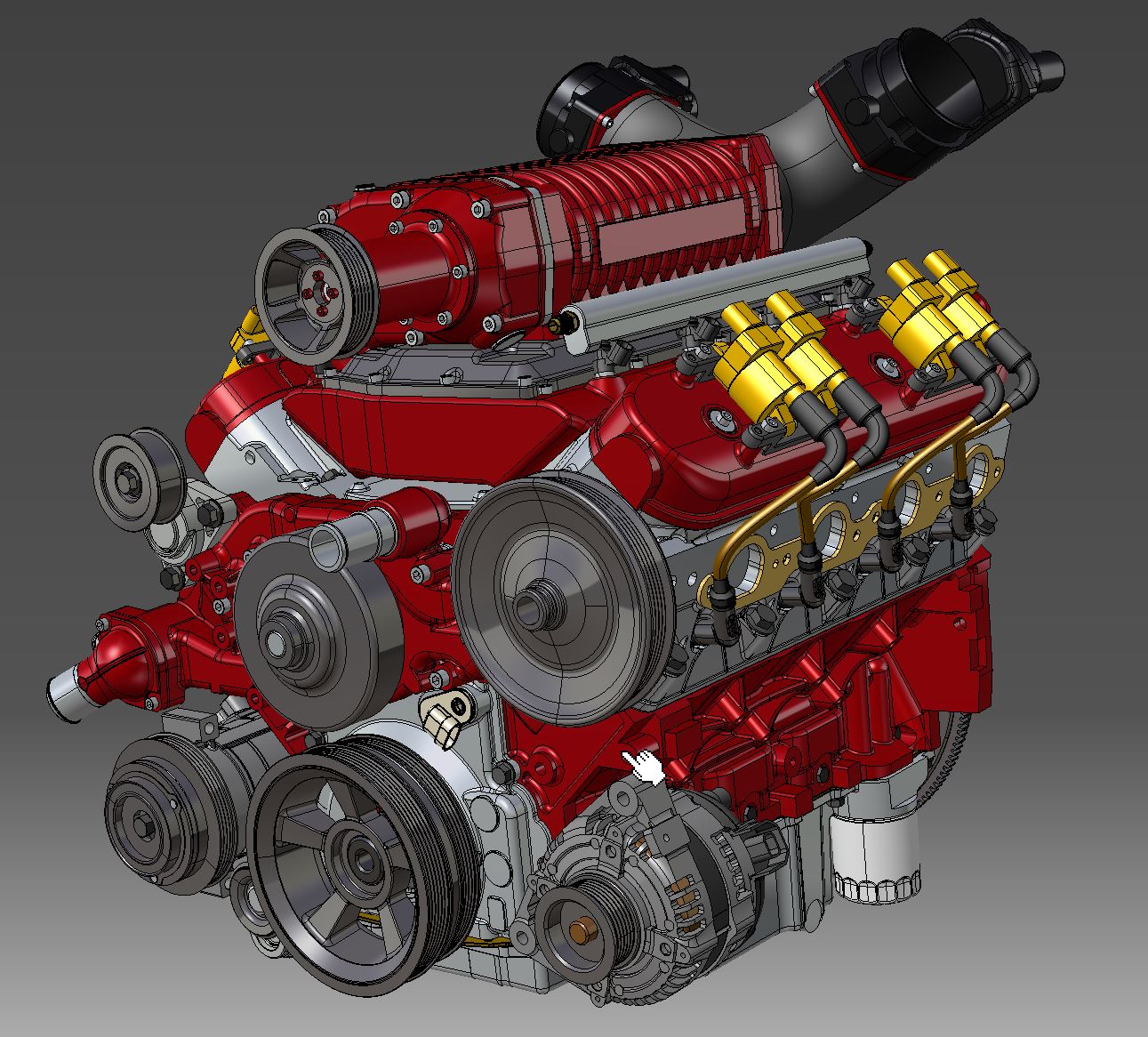 LSxx发动机模型