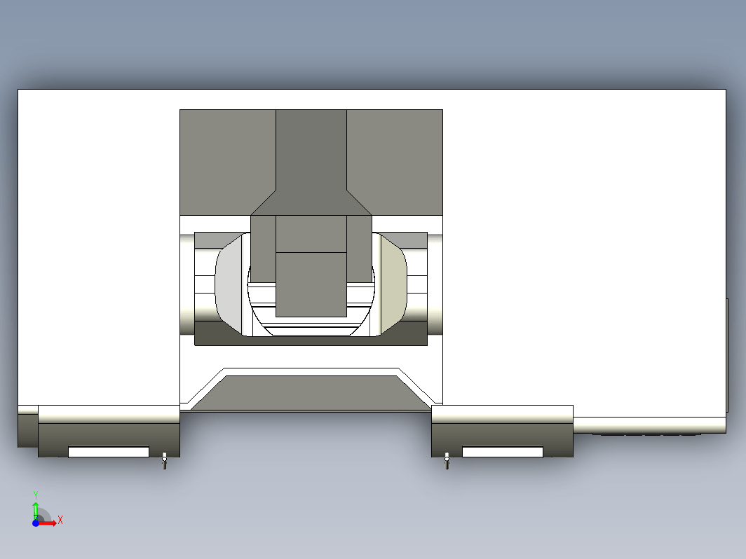 立式加工中心3D图纸Mazak Variaxis630