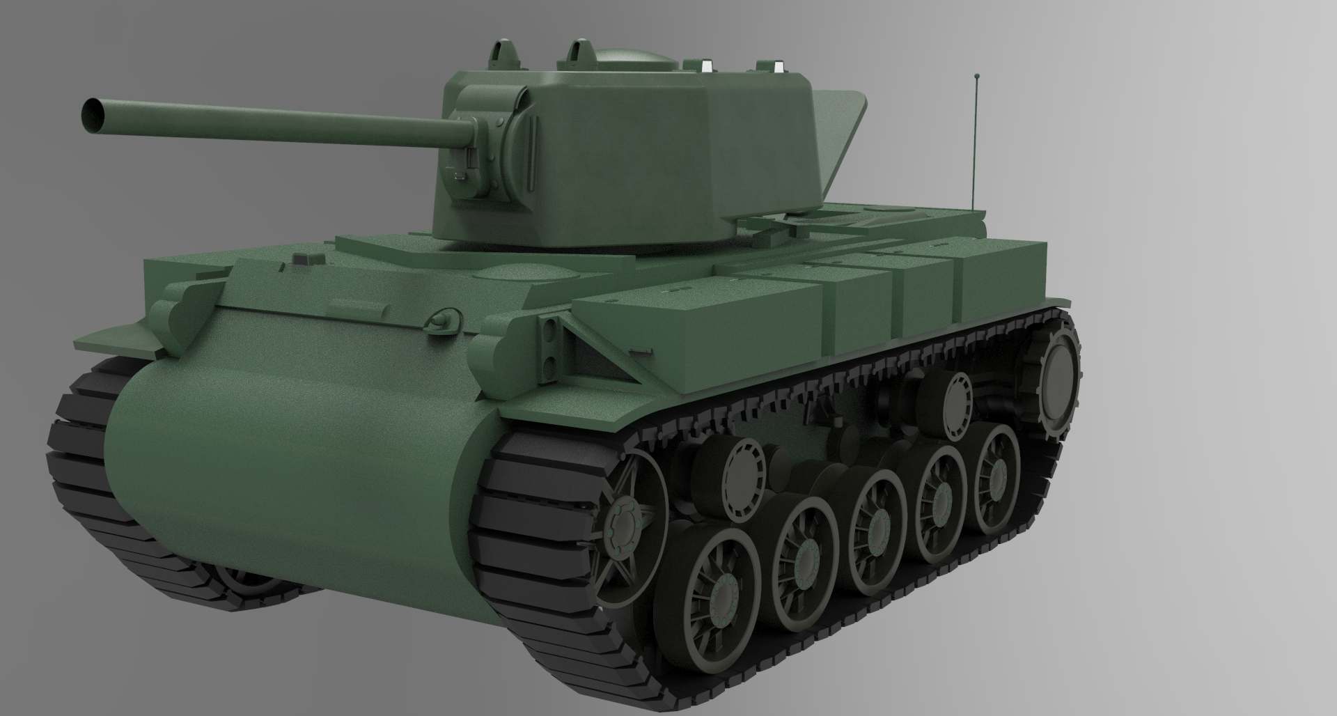 KV-1苏联坦克重型坦克
