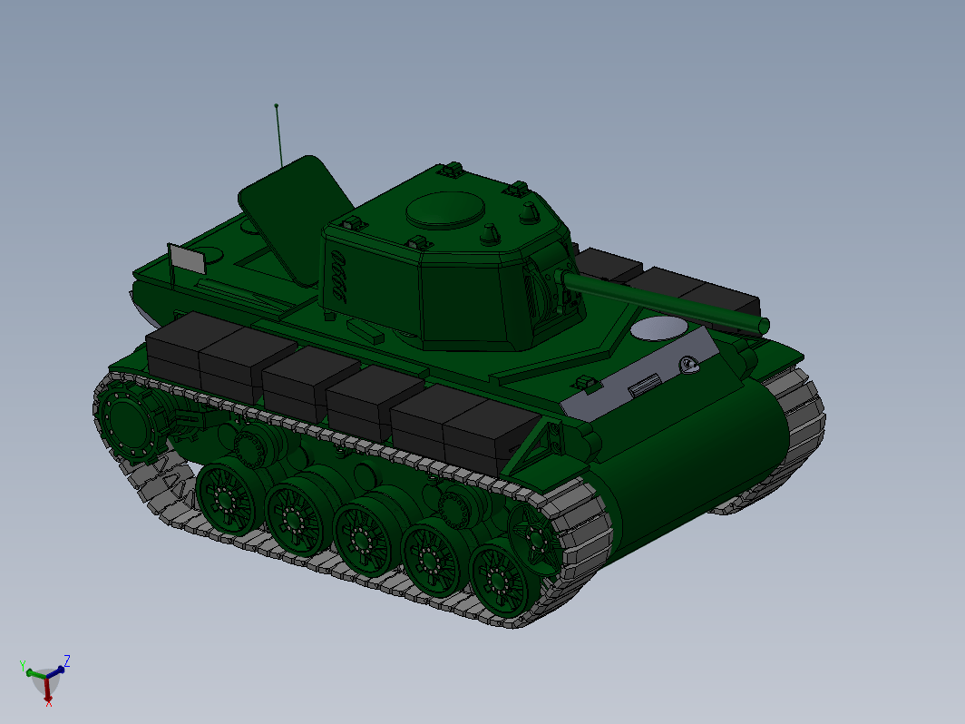 KV-1苏联坦克重型坦克