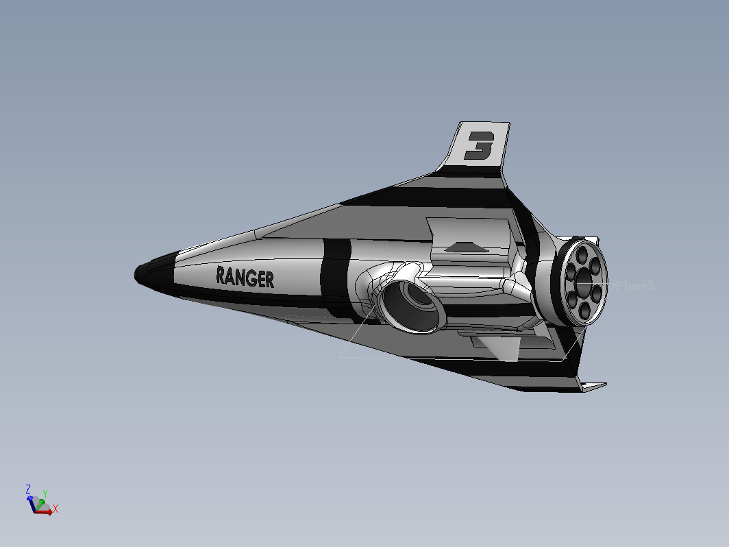 Ranger科幻宇宙飞行器