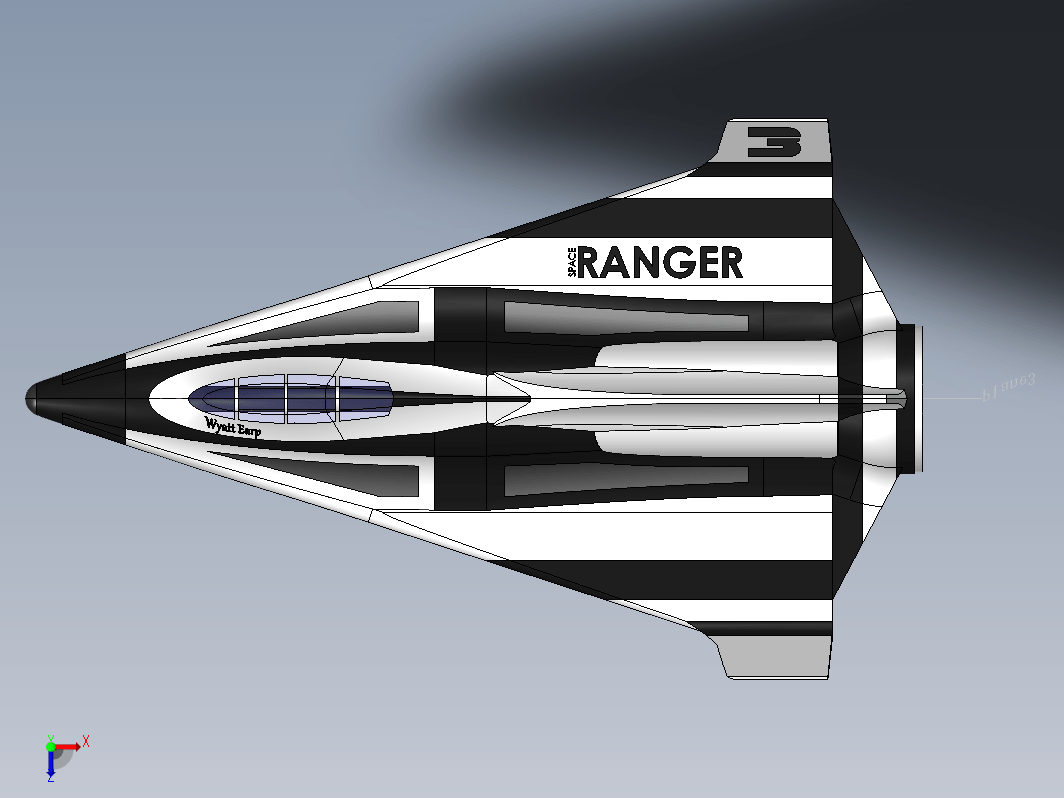 Ranger科幻宇宙飞行器