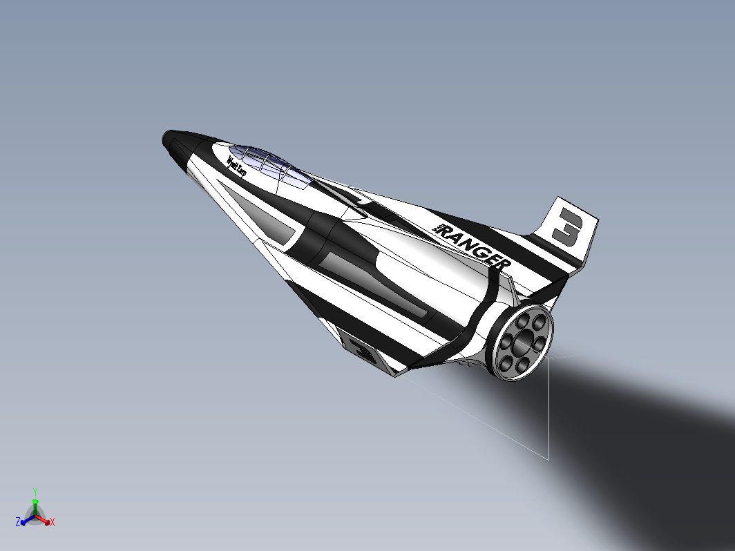 Ranger科幻宇宙飞行器