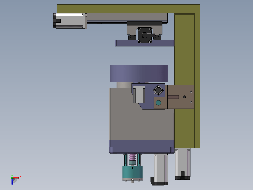 MCV380立式数控加工中心设计（sw14可编辑+说明书）