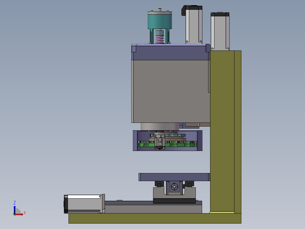 MCV380立式数控加工中心设计（sw14可编辑+说明书）