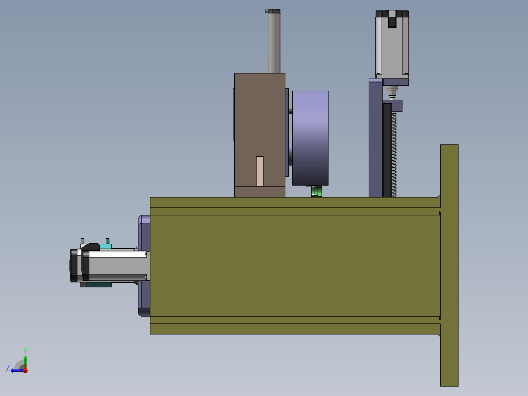 MCV380立式数控加工中心设计（sw14可编辑+说明书）