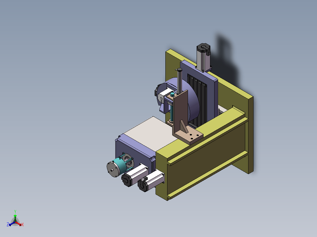 MCV380立式数控加工中心设计（sw14可编辑+说明书）