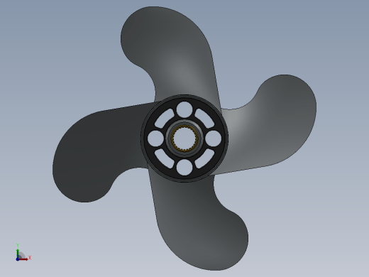 四叶螺旋桨 4-blade propeller缩略图
