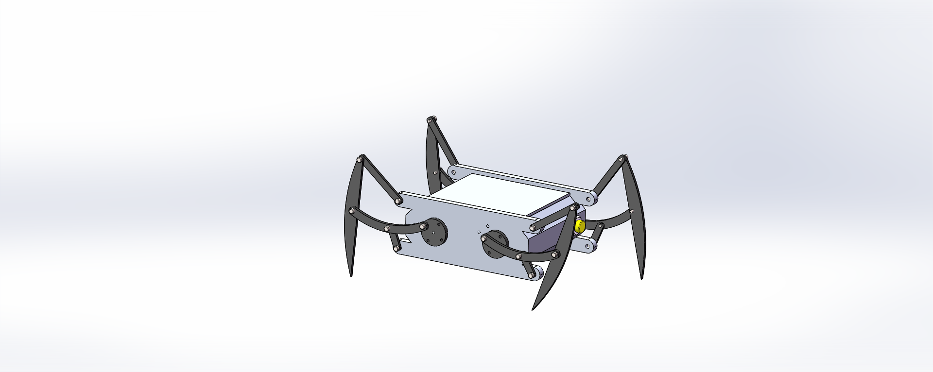 蜘蛛四足仿生机构