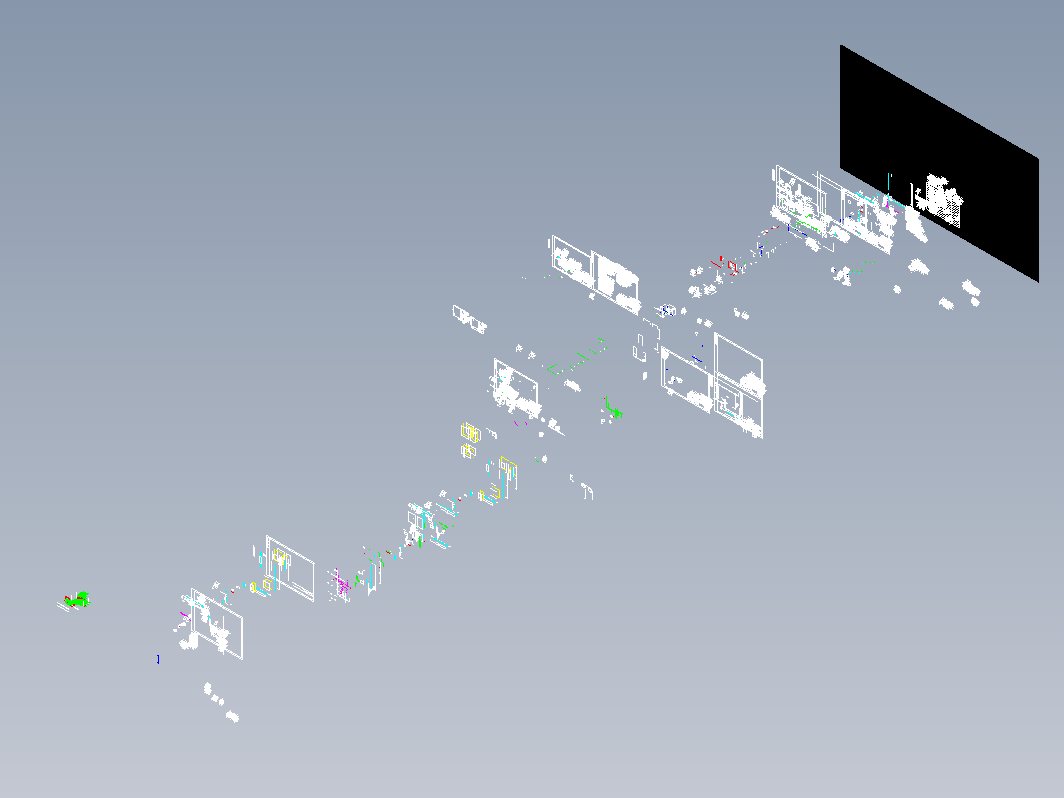 某市水利局办公楼中水回用处理工程图纸