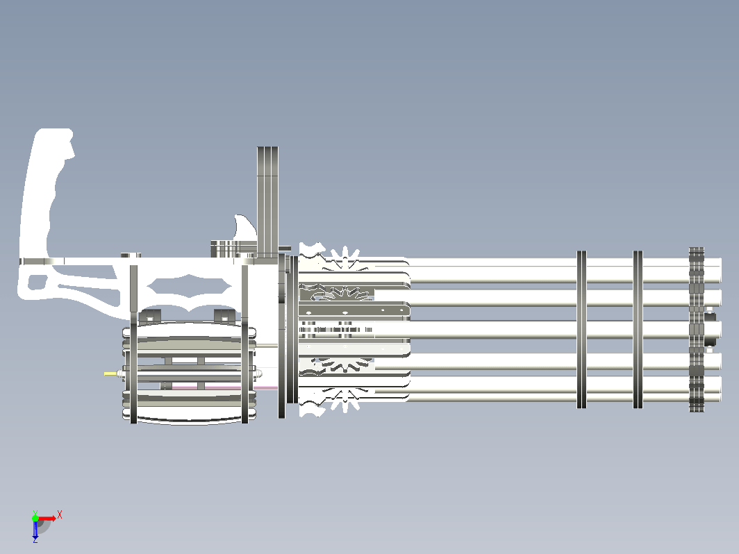 加特林玩具橡皮qiang