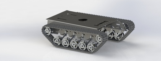 RC UGV履带遥控车底盘结构缩略图