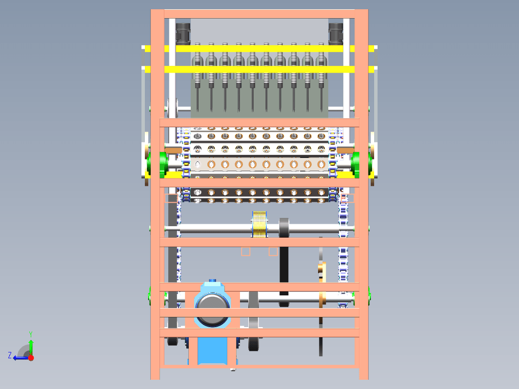 红枣去核机结构三维SW2018带参+CAD+说明书