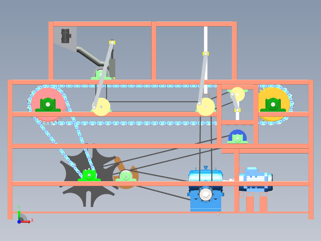 红枣去核机结构三维SW2018带参+CAD+说明书