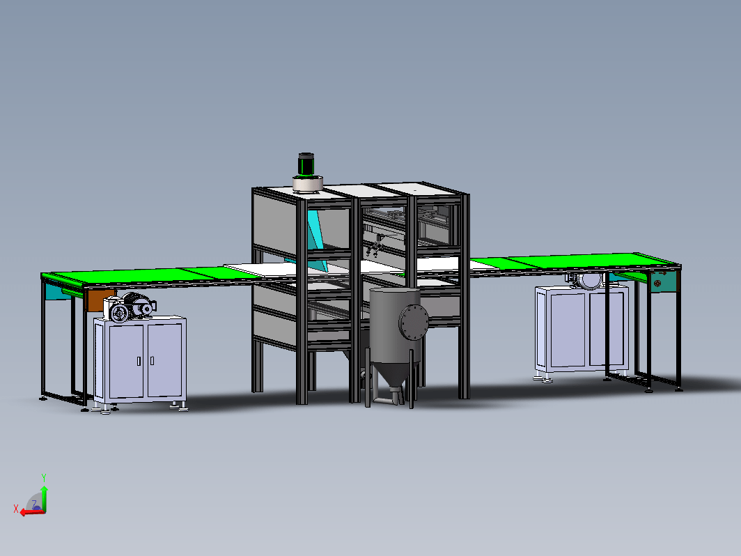 全自动木板喷漆机设计三维SW2014带参+CAD+说明书