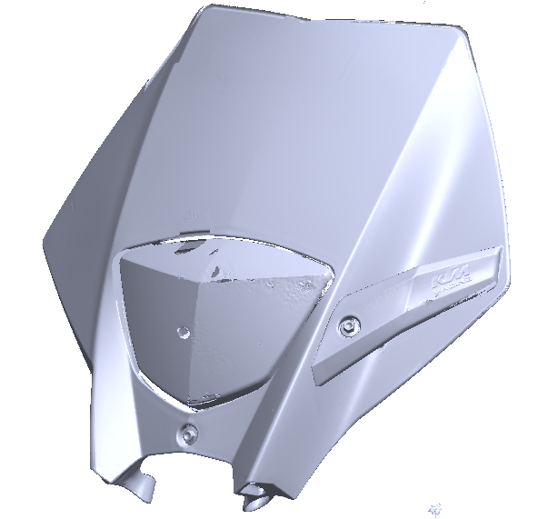 2006 KTM EXC 450 车头灯外壳 3D 扫描