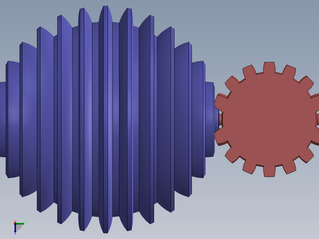 SOLIDWORKS 中的十字齿轮