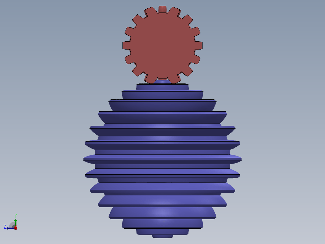 SOLIDWORKS 中的十字齿轮