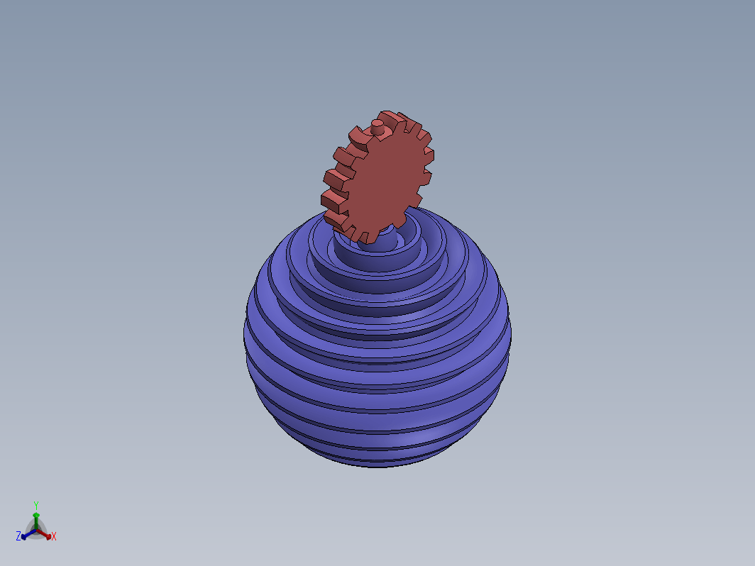 SOLIDWORKS 中的十字齿轮