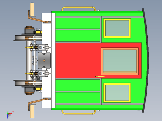 近代蒸汽客运车厢模型3D图纸 Solidworks设计 附工程图缩略图