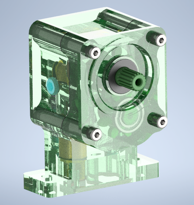 齿轮泵3D设计
