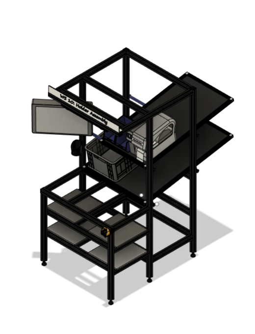 物料架货架结构 Work Station Layout